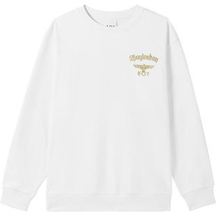 【枫叶羽翼】BOYLONDON春季情侣款上衣枫叶印花设计感卫衣N03077