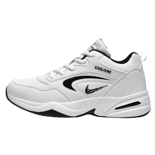 名牌专柜断码清仓秋冬休闲运动鞋男皮面加绒防滑耐磨跑步旅游棉鞋