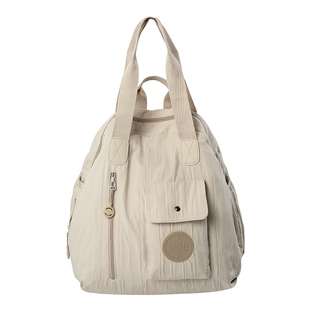 2026新款大容量双肩包女轻便高颜值一包三用单肩包多功能通勤背包