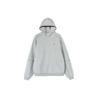 roaringwild a arch 咆哮野兽 拼接秋冬保暖抓绒连帽美式情侣卫衣