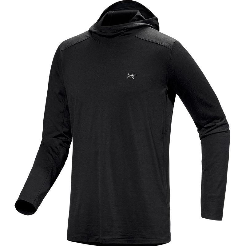 ARC'TERYX始祖鸟 IONIA MERINO WOOL HOODY 男子 羊毛长袖T恤