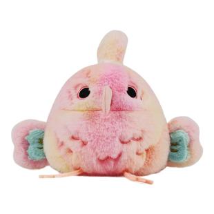 三星堆博物馆文创毛绒小鸟挂件可爱卡通钥匙扣挂饰毛绒玩具公仔