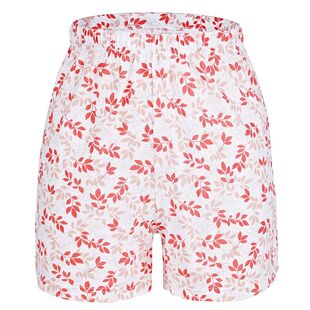 ab内衣纯棉印花女士平脚裤高腰宽松大码平角内裤妈妈四角裤头F810