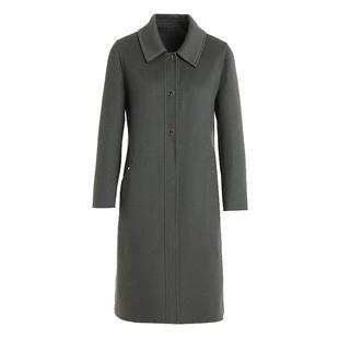 乔万尼商场同款绵羊毛大衣简约H版商务双面尼外套好看流行EI4A578