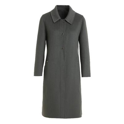 乔万尼商场同款绵羊毛大衣简约H版商务双面尼外套好看流行EI4A578