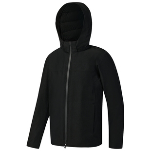 鹅绒FILA斐乐官方男羽绒服2025冬新款高尔夫运动基础连帽保暖外套