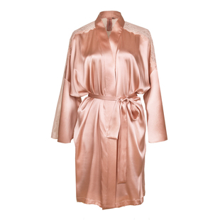 forbedfellow真丝睡袍晨袍女新娘婚礼丝绸性感家居服睡衣薄款春夏