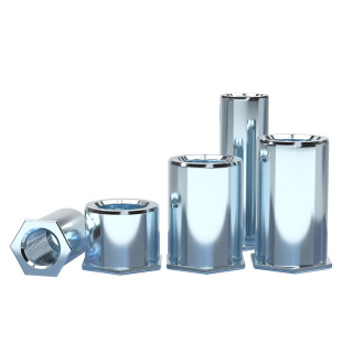 SO通孔压铆螺柱压铆螺母柱压板螺套M2.5M3M4M5M6底孔4.2 5.4 6 mm