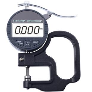 源恒通平头千分尺高精度数字测厚规纸张车衣薄膜布料卡尺测厚仪