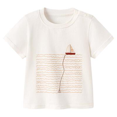 babylove夏季纯棉宝宝短袖T恤