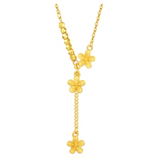 戴银坊原创设计毛衣项链女2026新款黄金色吊坠长项链轻奢高级感