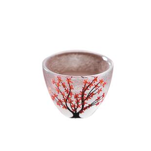 小清新樱花小酒杯白酒杯日式酒具烧酒酒盅家用烫酒烈酒杯50ml