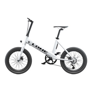 休闲款轻便助力车LOHE时尚20寸长续航电助力代步车自行车