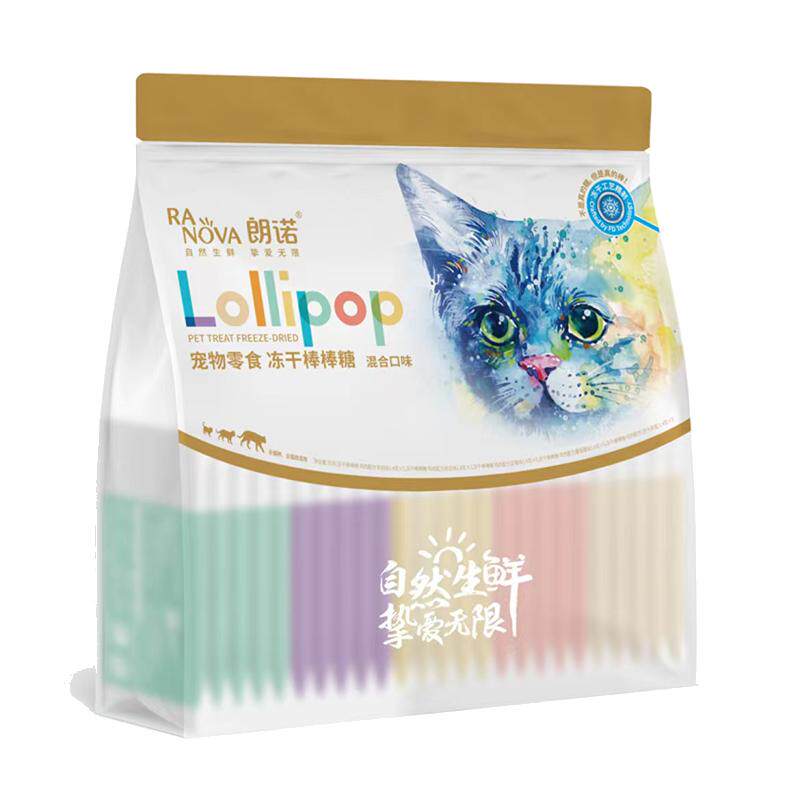 朗诺猫咪冻干棒棒糖五口味可选