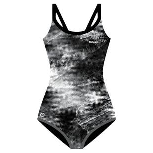 TOSWIM连体泳衣女纯欲温泉无袖三角2026年新款泳装显瘦遮肉游泳衣