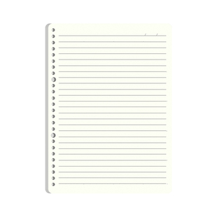 晨光活页芯 A5/B5活页本纸替芯内芯方格空白英语横线活页夹芯8mm