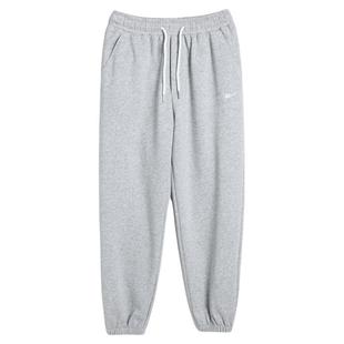 回力加绒加厚卫裤男保暖宽松休闲长裤秋冬季重磅灰色束脚运动裤子