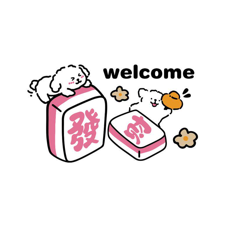 棋牌室装饰挂画麻将氛围馆布置打造网红棋艺房墙面贴纸形象壁摆件