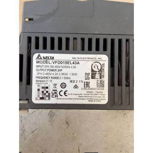 VFD015EL43A 台达 变频器