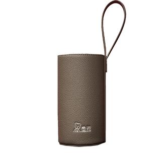 希诺PU杯套纯钛保温杯保护套玻璃杯防烫防护时尚水杯保护套子