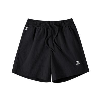 骆驼女装休闲短裤2025夏季新款轻薄宽松透气冰感防晒潮流情侣款男