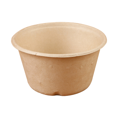 恒秀圆形纸浆环保可降解打包碗