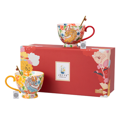 腾龙献瑞对杯本命年礼物龙年限定