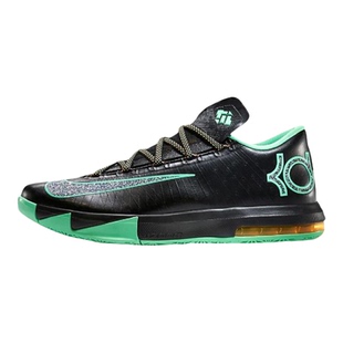 Nike/耐克正品KD6新款男女黑绿色经典透气休闲篮球鞋IH3582-001