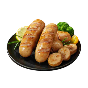 【刚哥严制】李维刚饱饱博士黑猪肉烤肠黑椒肉肠香肠热狗炸锅食材