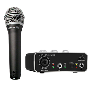 SAMSON山逊Q7X动圈麦克风手持话筒录音主播游戏语音直播套餐声卡