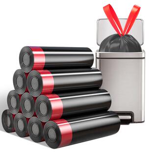 抽绳式垃圾袋家用手提式厨房加厚款实惠装自动收口大号塑料袋