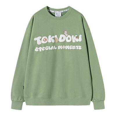 tokidoki/淘奇多奇玩趣发泡印花宽松上衣男女韩系套头圆领卫衣潮