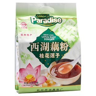 天堂牌杭州特产桂花莲子西湖藕粉速溶低脂纯藕粉羹营养粥
