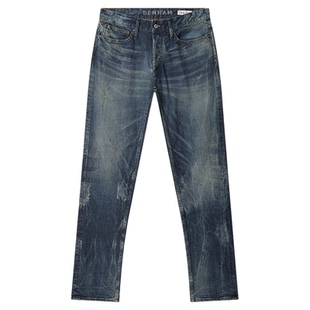 DENHAM2026年夏季新款日本制男士复古宽松中腰微锥牛仔裤FORGE