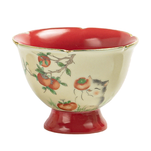 宫墙红主人杯中式高颜值品茗杯不烫手茶杯功夫茶具精致高档客人杯