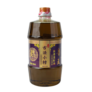 鲁王古法小榨非转基因浓香菜籽油