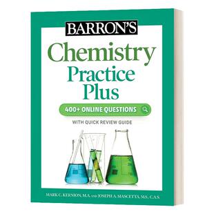 巴朗新版化学练习册 英文原版 Barron's Chemistry Practice Plus 英文版 Mark Kernion, M.A.;Joe Mascetta, M.S.进口英语原版书