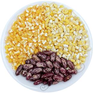 东北粘黏大碴子笨碴子芸豆黏组合苞米玉米粒糁茬碴粥特产杂粮5斤