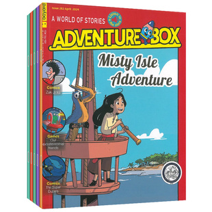 【单期/外刊订阅】Adventure Box 冒险宝盒2025/26年10期订阅6-10岁儿童漫画杂志 2023/24年现货英国英文原版英语期刊
