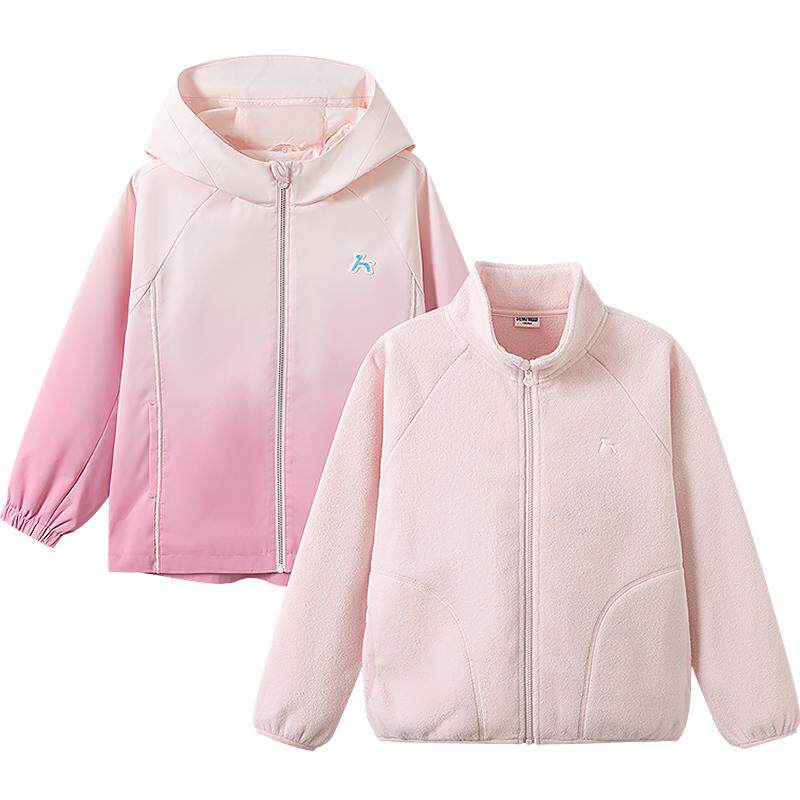 森马儿童外套2025秋新款三合一舒服衣防风三防女童两件套一衣三穿