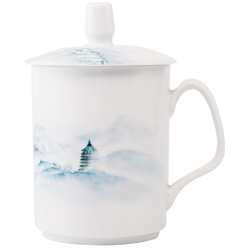 楠宋·千峰越瓷办公室高档茶杯