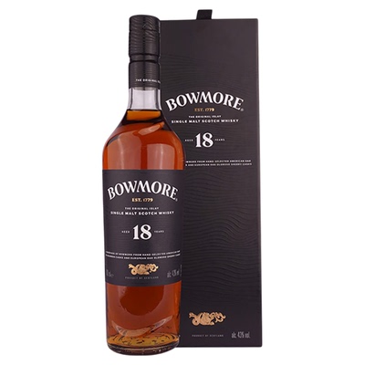 波摩18年新版威士忌Bowmore