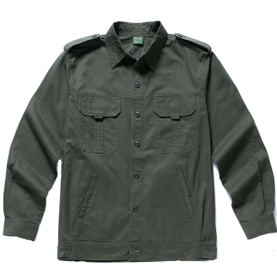 夏季工作服男套装薄款劳动纯棉