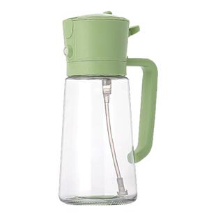 新款两用油壶防漏油罐喷油壶家用玻璃酱油醋调料瓶雾化喷壶油瓶