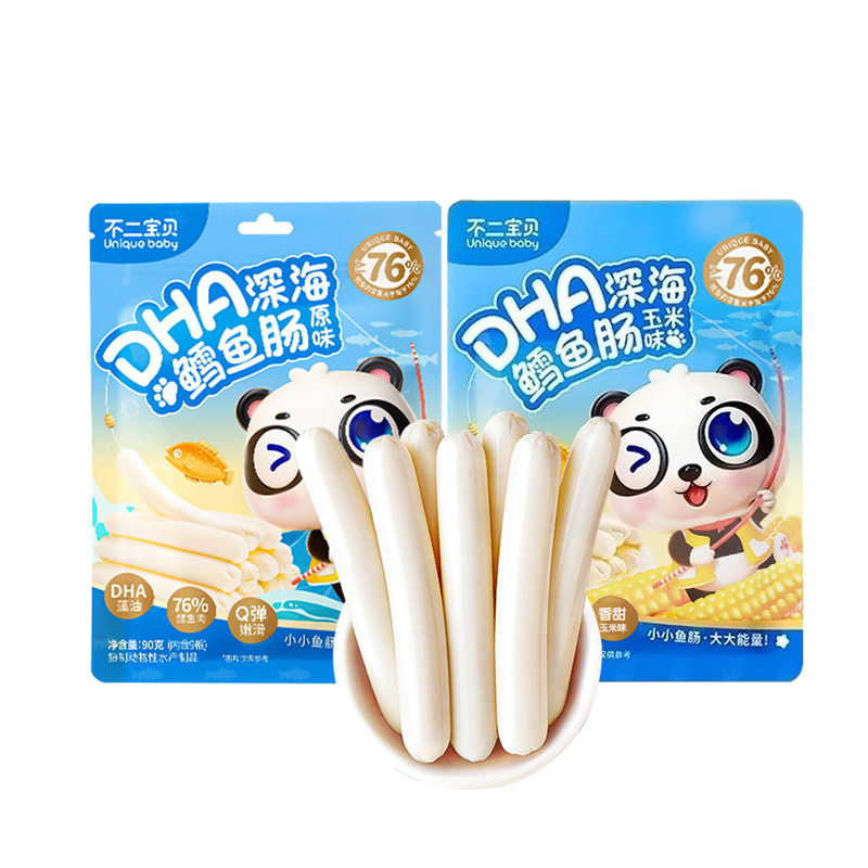 不二宝贝DHA鳕鱼肠无添加蔗糖