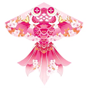 风筝大人专用轮盘金鱼风筝2026年新款国风漫微风易飞高档潍坊风筝