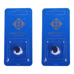 超级蓝钻皮头职业蓝钻小头杆枪头波次杆九球杆台球杆头枪头皮头