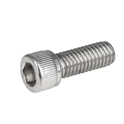 英美制304不锈钢圆柱头内六角螺丝钉1/4杯头3/8细牙unf10-32螺杆