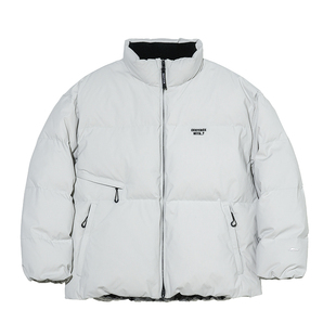 RESTICK「饱饱」高填充90白鸭绒短款面包服男冬季情侣加厚羽绒服