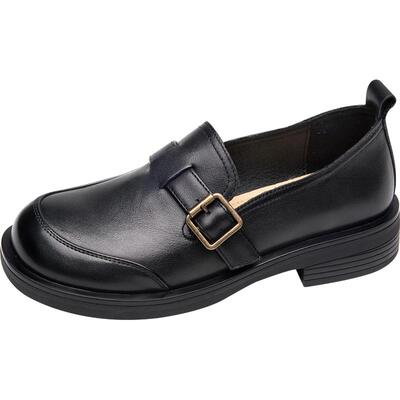 金猴软底一脚蹬懒人乐福鞋